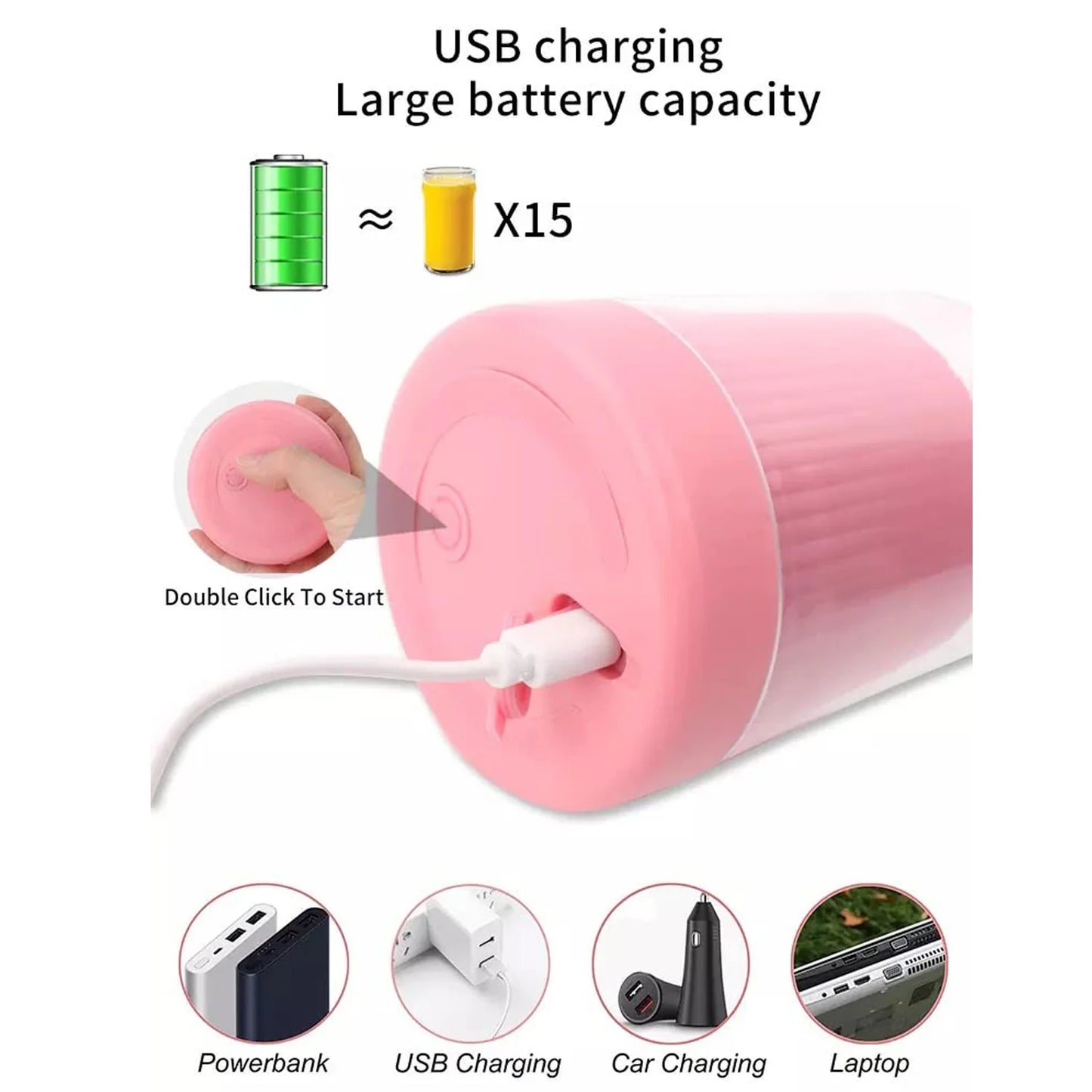 Electric Portable Mini Juicer
